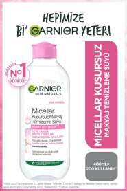Garnier Makyaj Temizleme Suyu 400ml | Makyaj Temizleyici - 