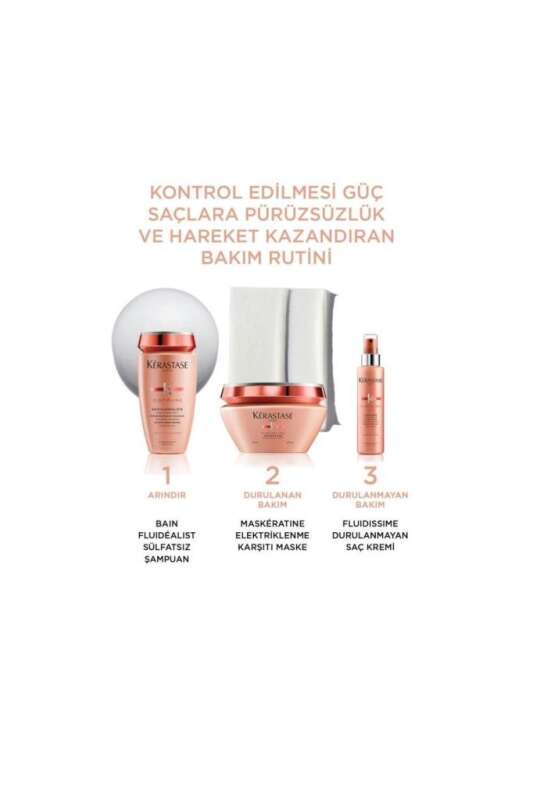 Kerastase Discipline Maskeratine – Asi ve Kabarık Saçlar İçin Düzleştirici Parlaklık Maskesi 200 ml - 3