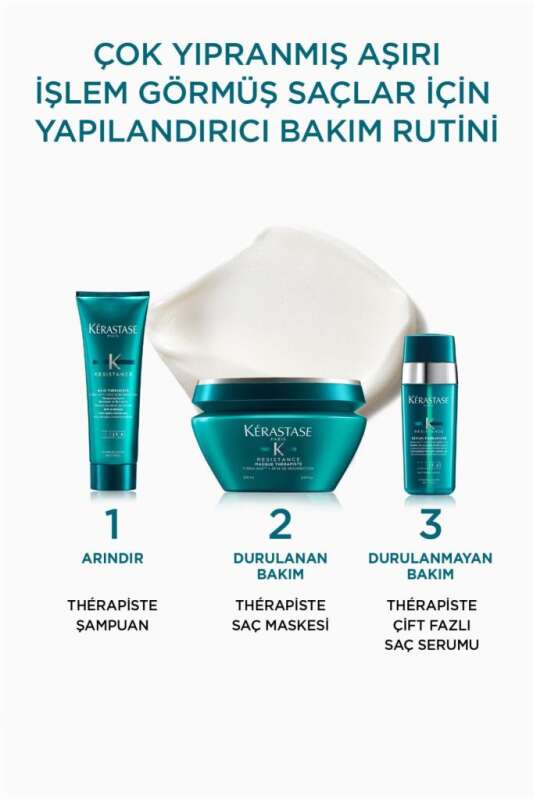 Kerastase Resistance Çok Yıpranmış Saçlar Şampuanı 250 ml - Aşırı İşlem Görmüş Saçlar İçin Yoğun Onarıcı Bakım, Saçları Yeniden Yapılandırma ve Güçlendirme - 4