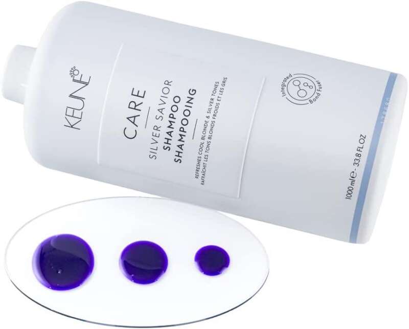 Keune Care Silver Savior İstenmeyen Sarı Tonları Nötralize Eden Viyole Şampuan 1000ml | Sarı Tonları Azaltan ve Parlaklık Sağlayan Şampuan - 2