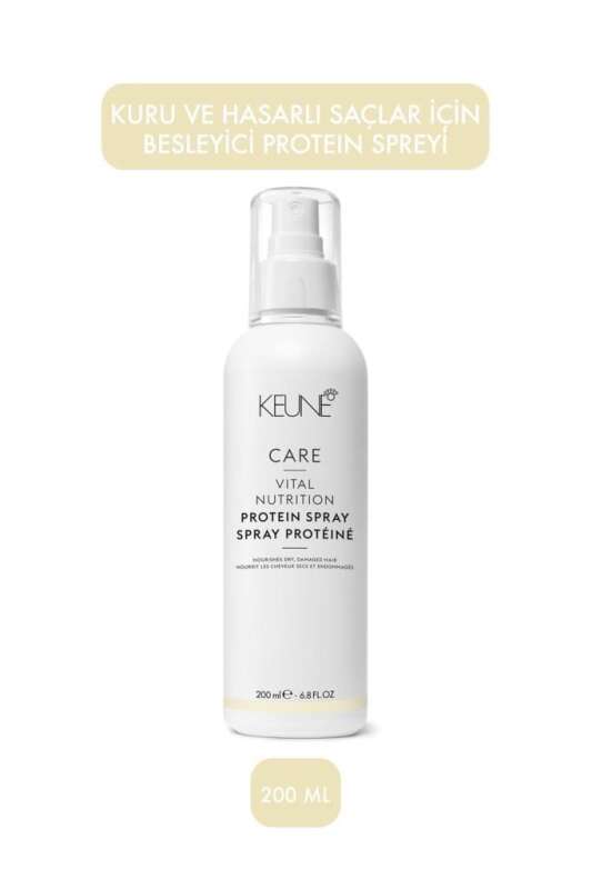 Keune Care Vital Nutrition Protein Saç Bakım Spreyi 200ml | Kuru ve Hasarlı Saçlar İçin Yoğun Nem ve Yumuşatma - 2