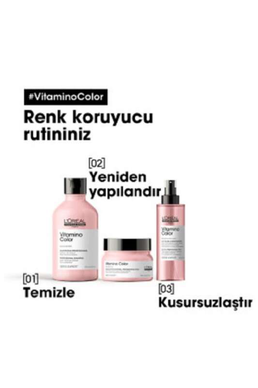 LOréal Professionnel Serie Expert Vitamino Color 10 Etkili Mucize Bakım Spreyi 190ml - Boyalı Saçlarda Renk Koruma & Nemlendirme - 4