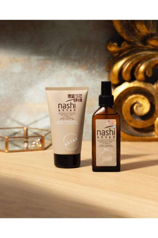Nashi Argan Filler Therapy Yıpranmış Saçlar İçin Onarıcı Sıvı Maske 100 ml | Derinlemesine Onarıcı Saç Maskesi - 5