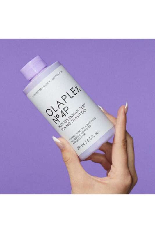 Olaplex No:4P Blonde Enhancer Toning Sarı Saçlara Özel Mor Şampuan 250 Ml - 3