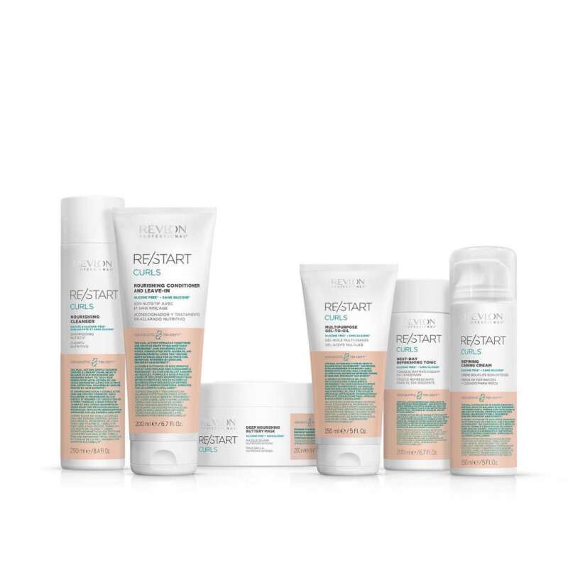 Revlon Restart Curls Nourishing Cleanser Dalgalı Ve Kıvırcık Saçlar İçin Besleyici Şampuan 250 Ml | Kıvırcık Saçları Nemlendirir ve Şekillendirir, Elektriklenmeyi Önler - 3