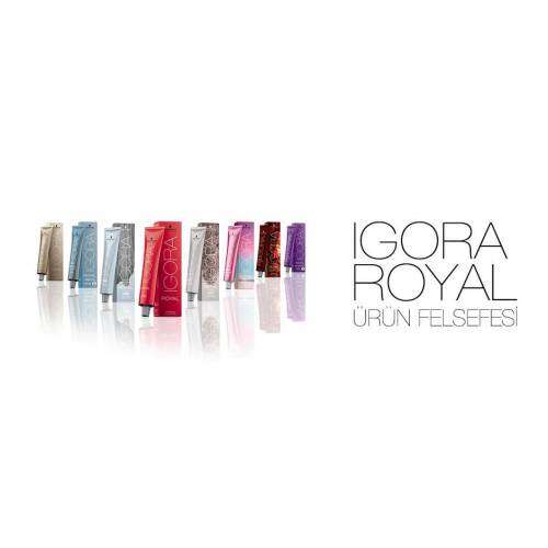 Schwarzkopf Igora Royal Take Over 5-113 Açık Kahve Yoğun Sandre Mat Saç Boyası 60 ml | Soğuk Altın ve Mat Sonuçlar, Uzun Süre Kalıcı - 1