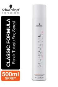 Schwarzkopf Silhouette Beyaz Gazlı Flexible Hold Saç Spreyi 500ml | Esnek Tutuş & Kalıcı Şekillendirme - 