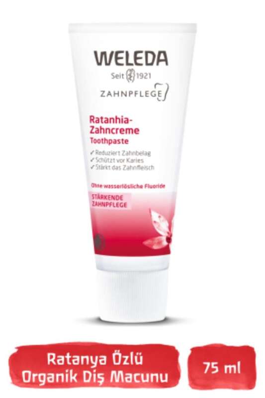 Weleda Ratanhia Özlü Doğal Diş Macunu 75 ml | Ağız Bakımı ve Diş Sağlığı İçin Doğal İçerik - 2